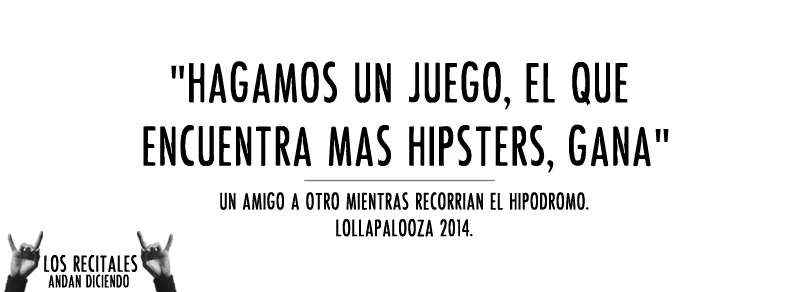 los recitales andan diciendo