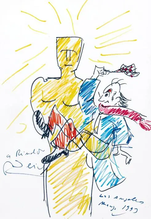 Federico Fellini y sus dibujos