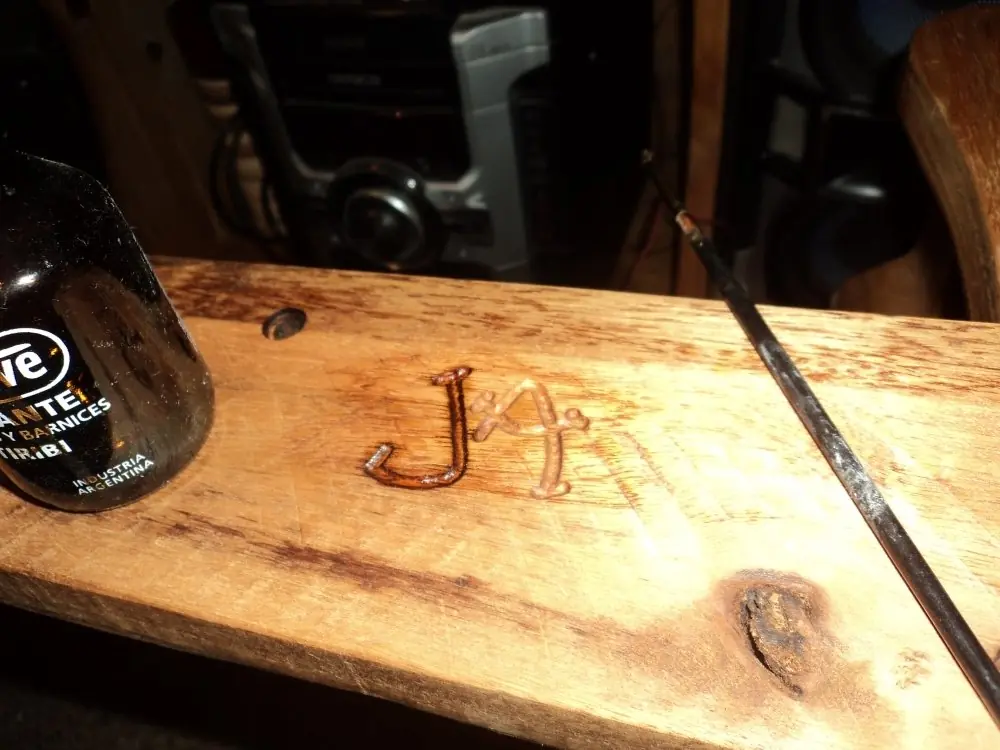 Soporte de pared para Guitarra eléctrica (madera reciclada)