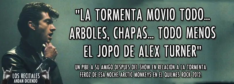 los recitales andan diciendo
