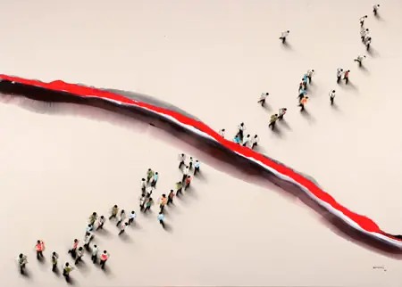 un artista poco conocido, Juan Genovés