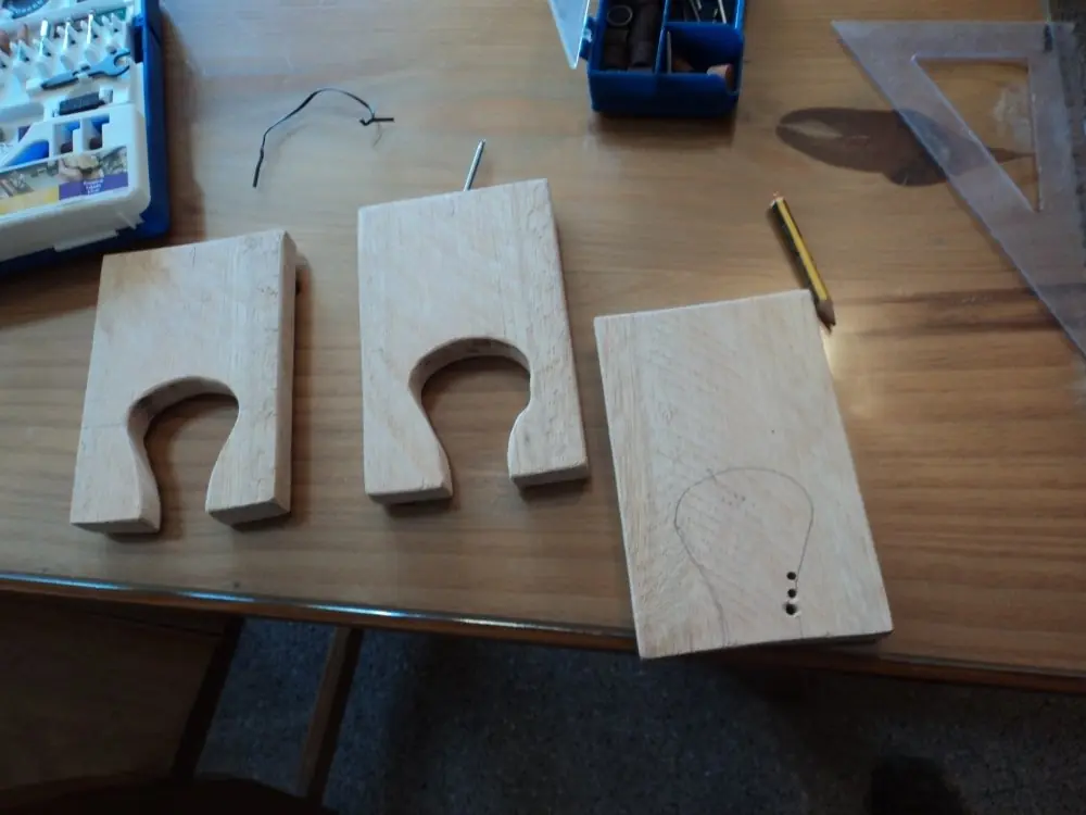 Soporte de pared para Guitarra eléctrica (madera reciclada)