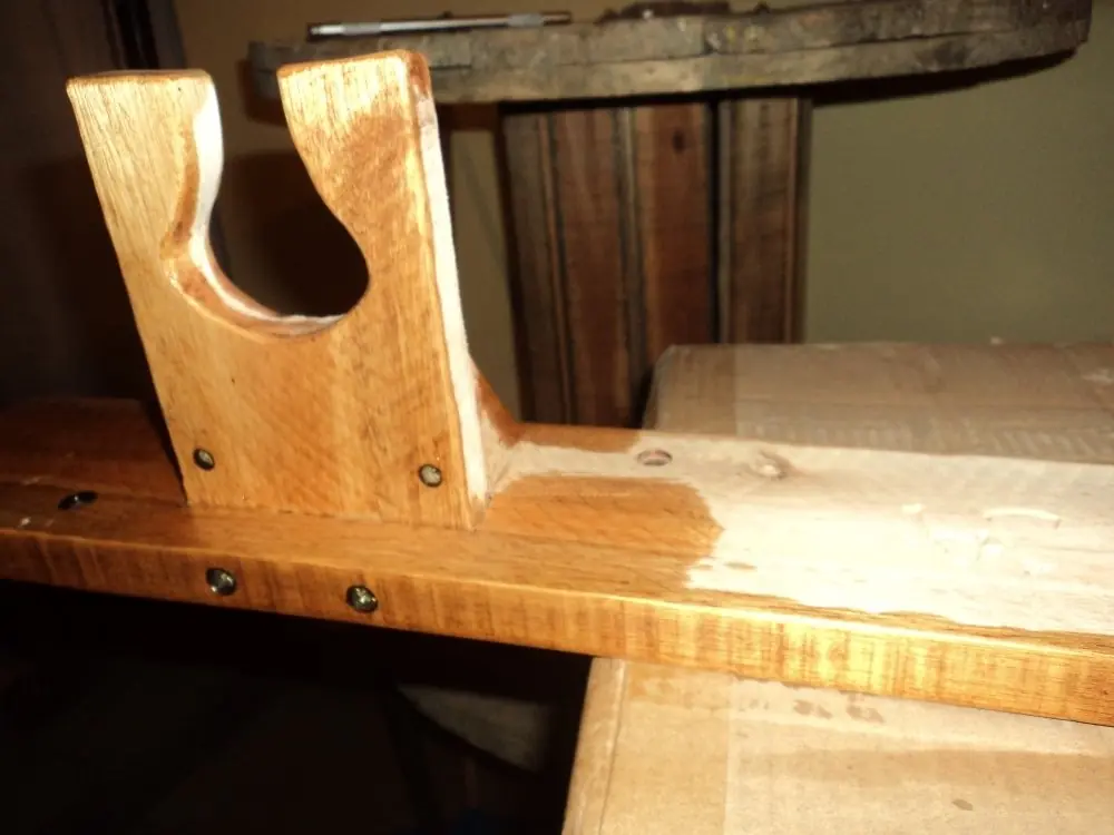 Soporte de pared para Guitarra eléctrica (madera reciclada)