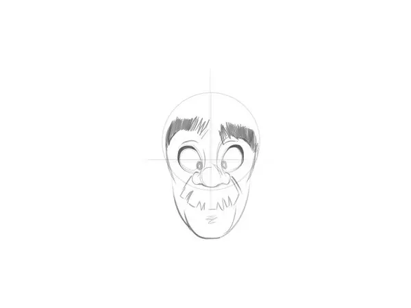 Como dibujar una cara de caricatura correctamente