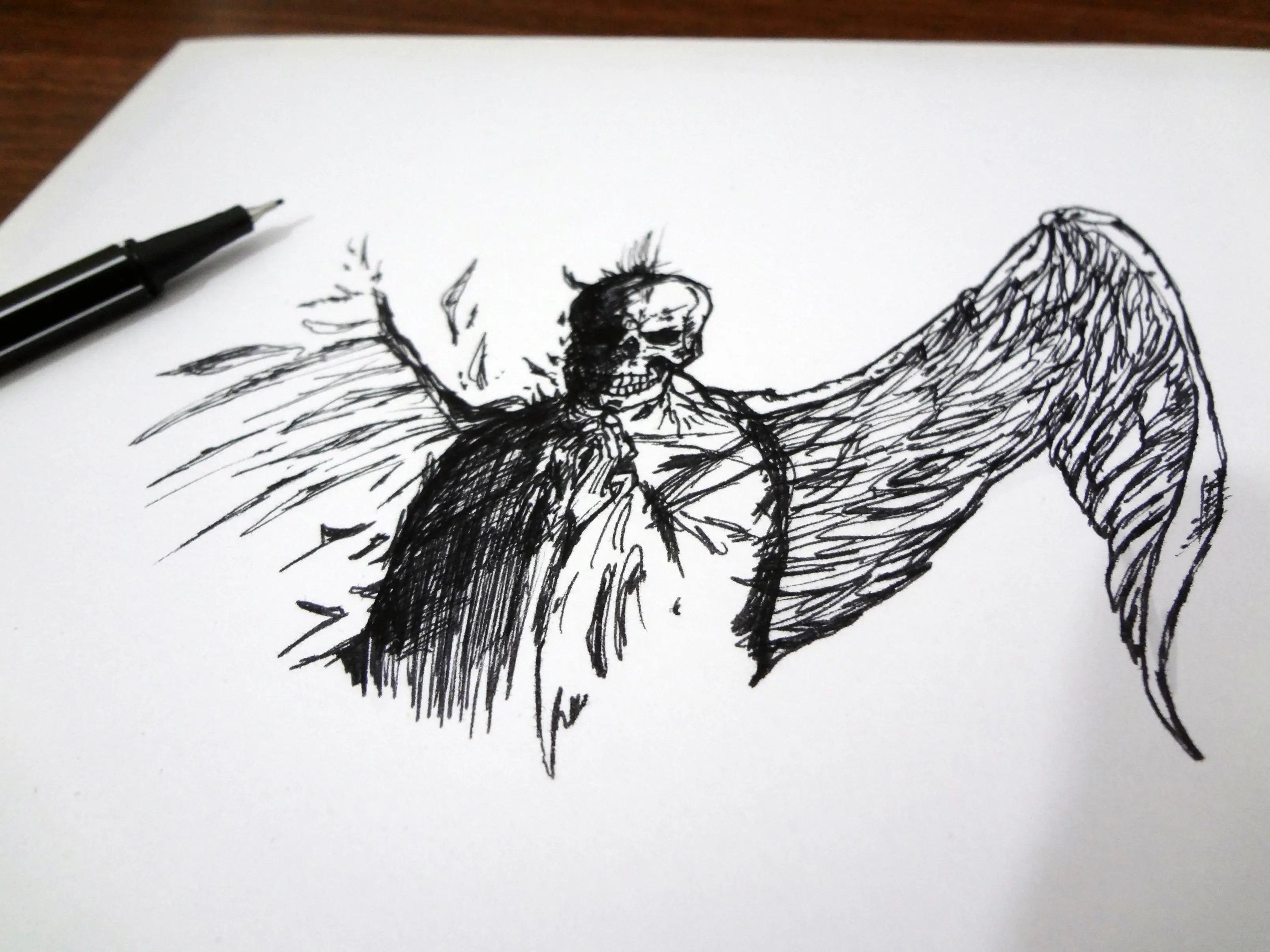 Dibuje a una parca y te lo muestro!