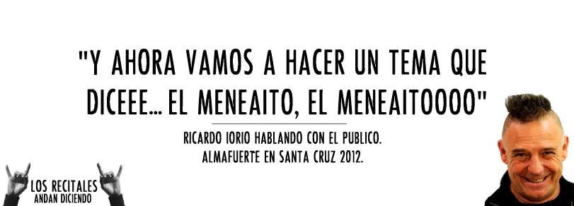 los recitales andan diciendo