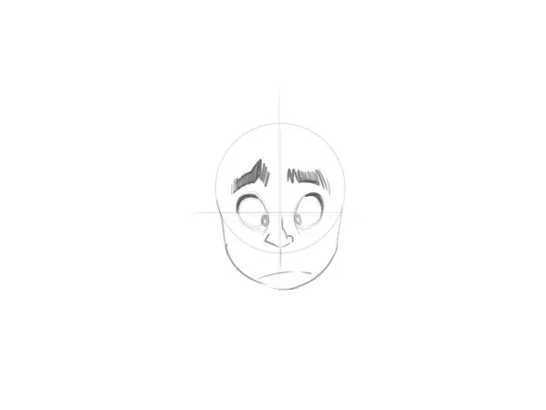Como dibujar una cara de caricatura correctamente