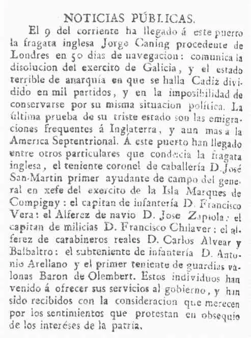 José de San Martin - Homenaje -