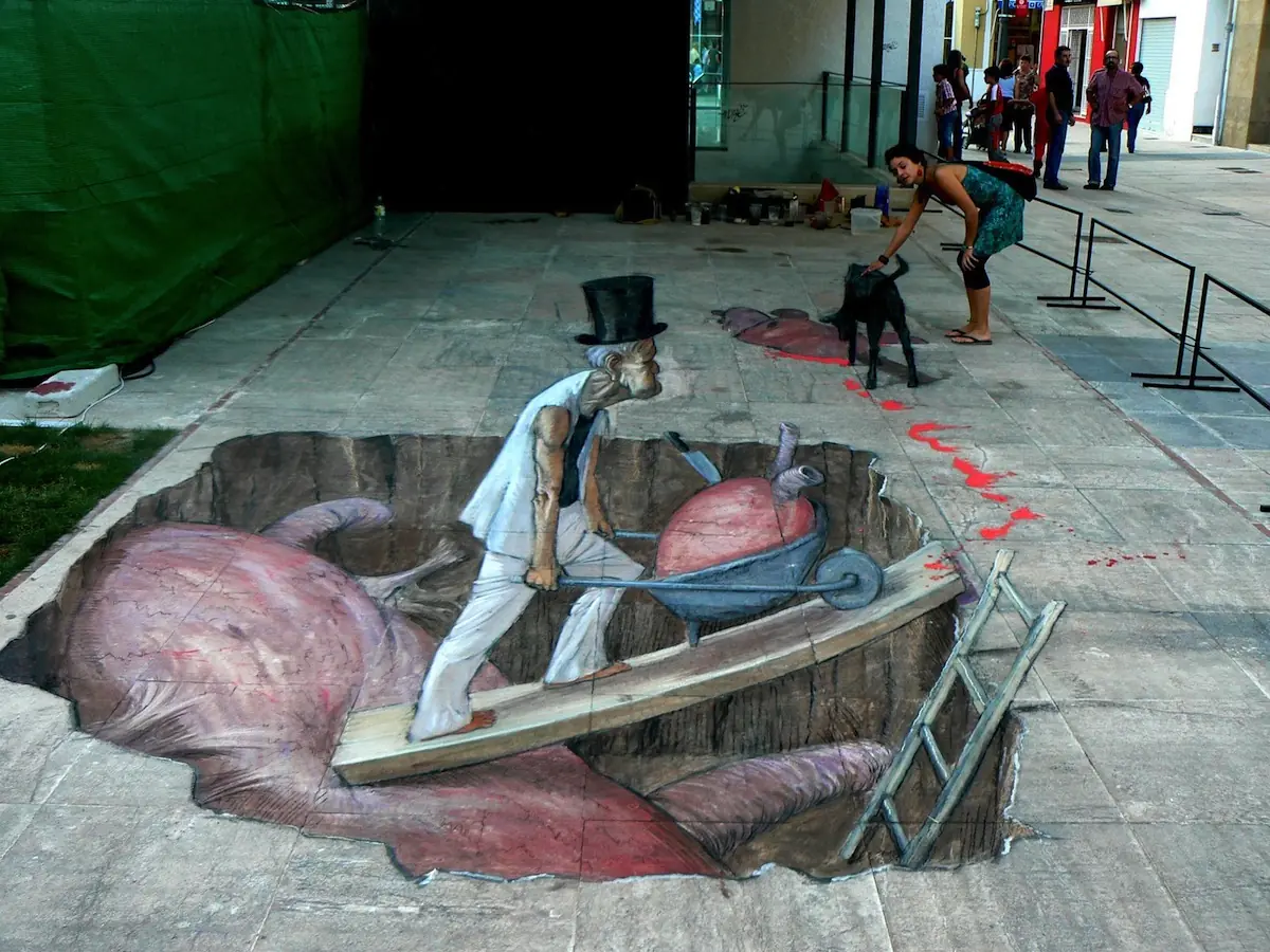 arte callejero 3d
