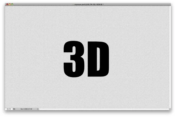 Texto 3D (photoshop)