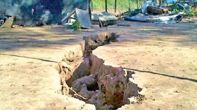 Una enorme grieta conmueve a Santiago del Estero