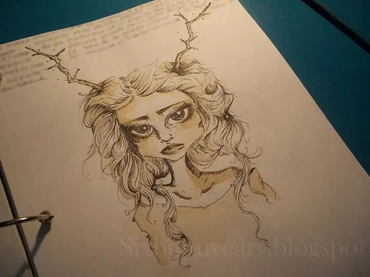 Mis pinturas y dibujos con acuarela