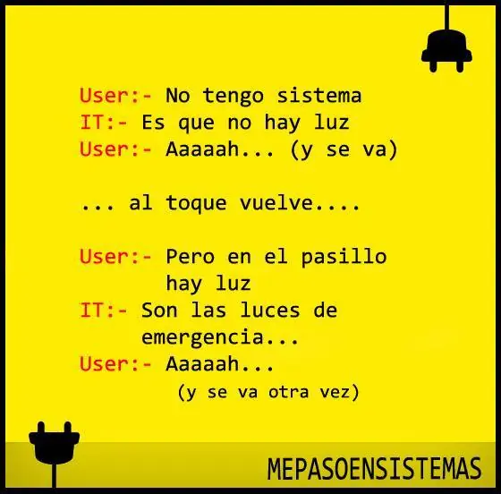 Me pasó en sistemas y a vos ?