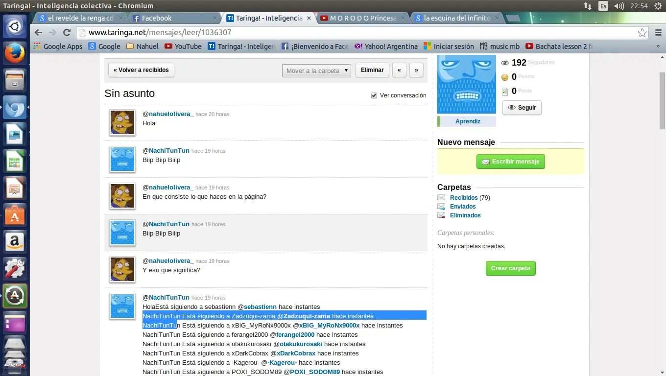 Hablando con supuesto BOT y te lo muestro