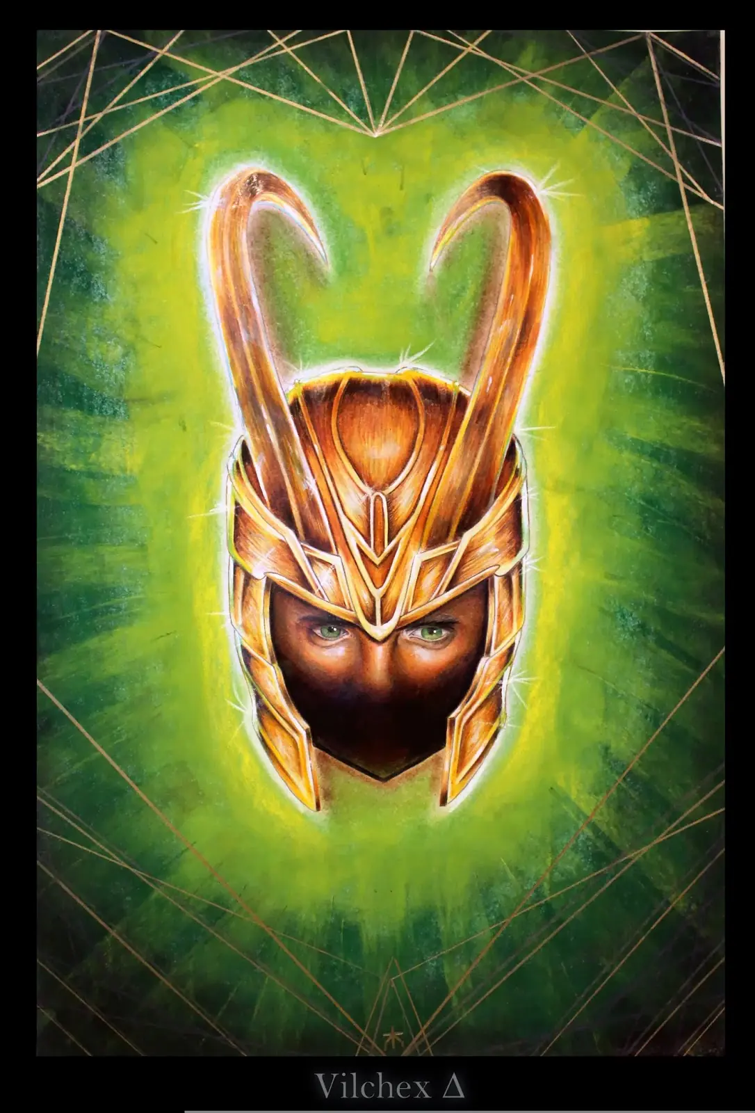 Dibujo propio de Loki.