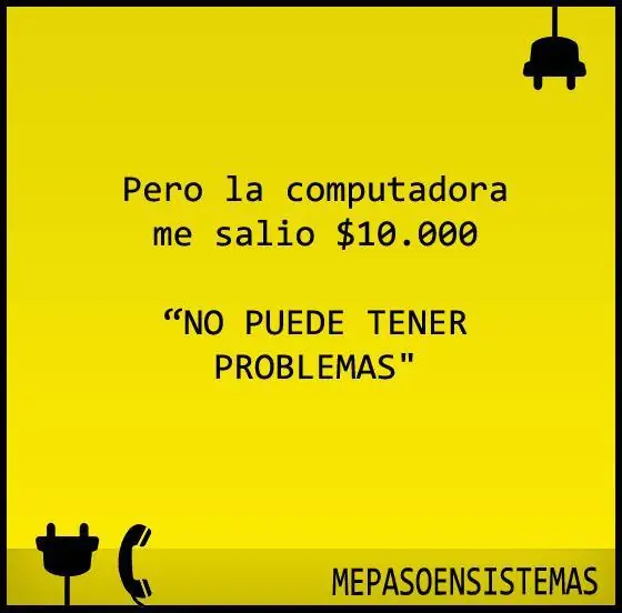 Me pasó en sistemas y a vos ?