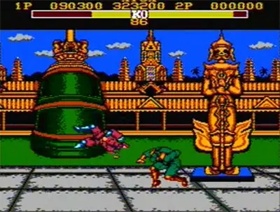 El street fighter de family game (nes)