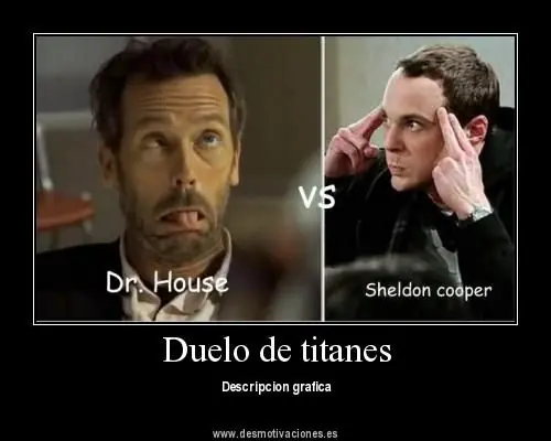 sheldon cooper,dr.house y mr.bean