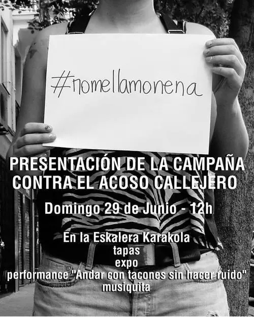 Campaña contra el acoso sexista en España