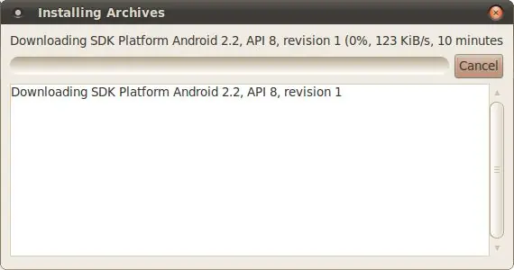 probar android 2.2 en linux