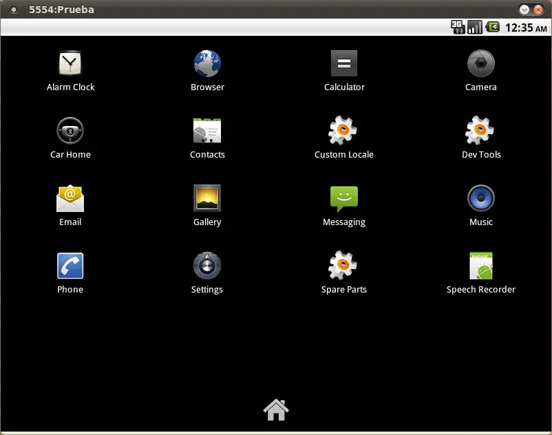 probar android 2.2 en linux