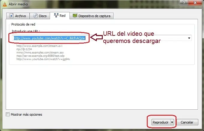 descarga