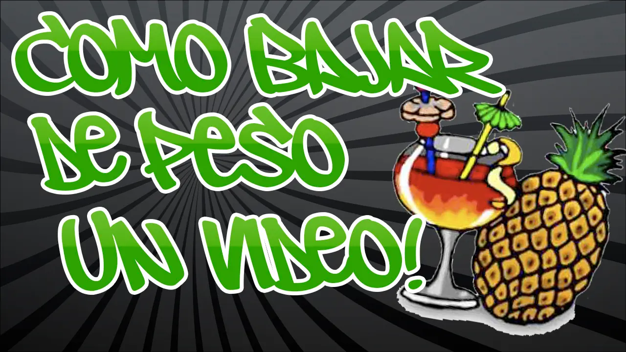 Como bajar de peso un vídeo sin que pierda calidad HD!
