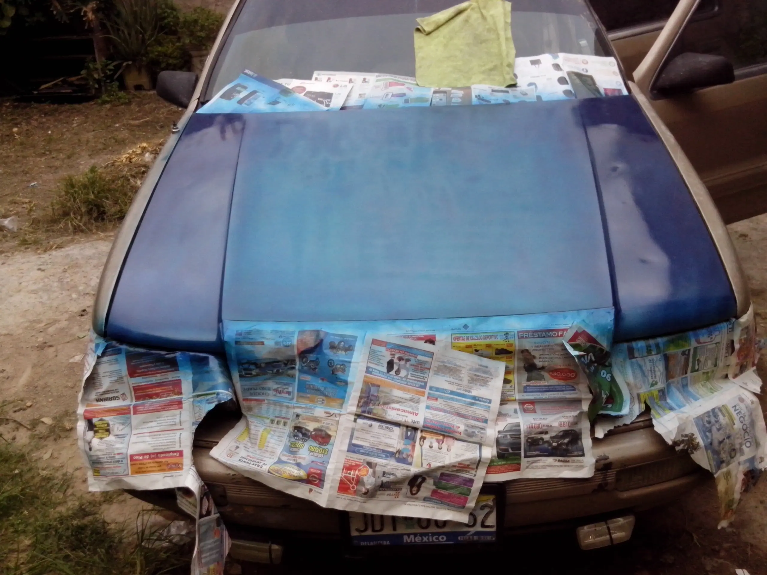 Pinte mi auto yo misma y te lo muestro