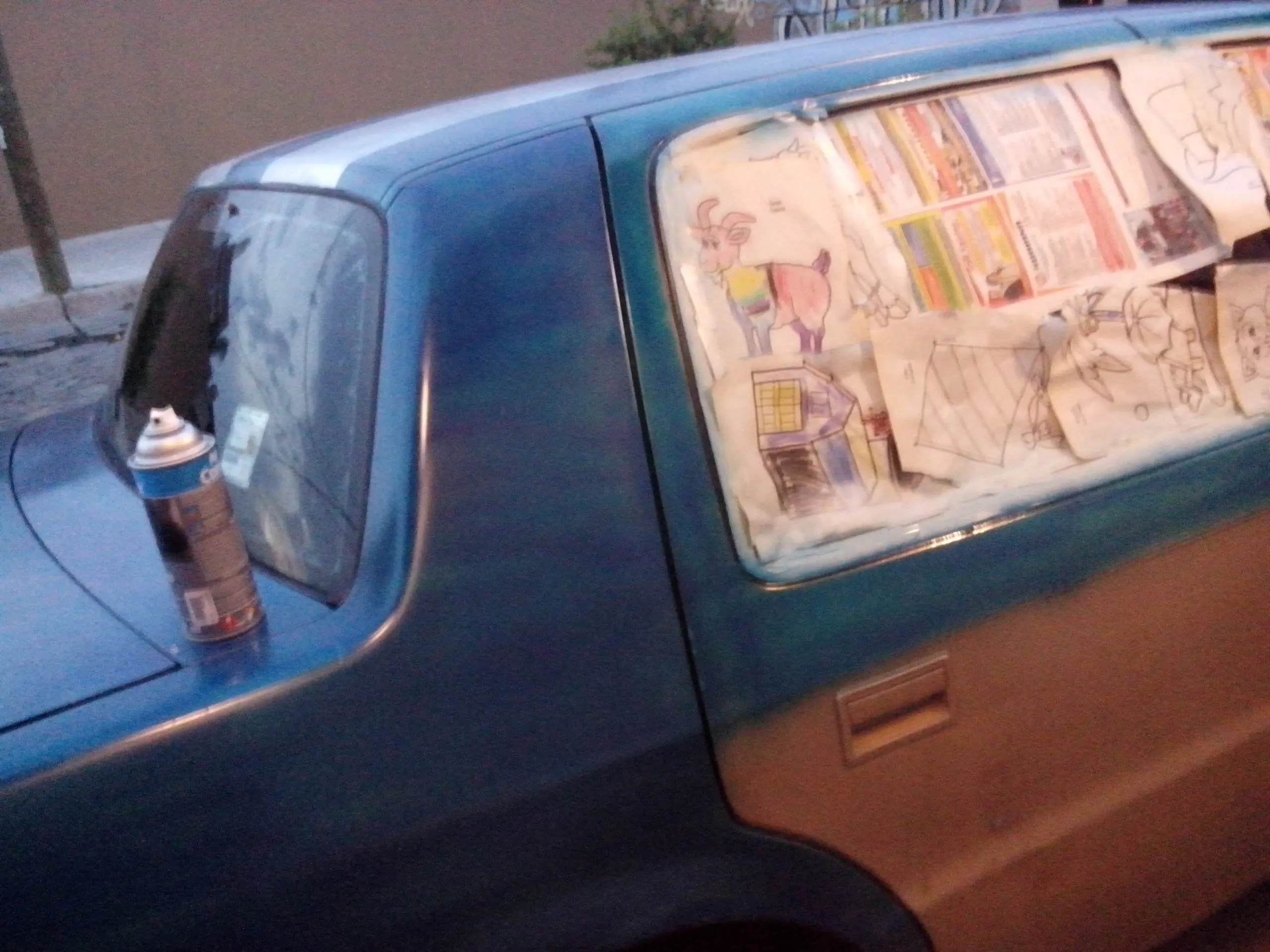 Pinte mi auto yo misma y te lo muestro