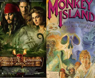 Monkey Island y Piratas del Caribe