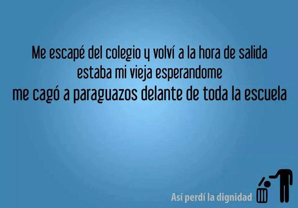 asi perdi la dignidad