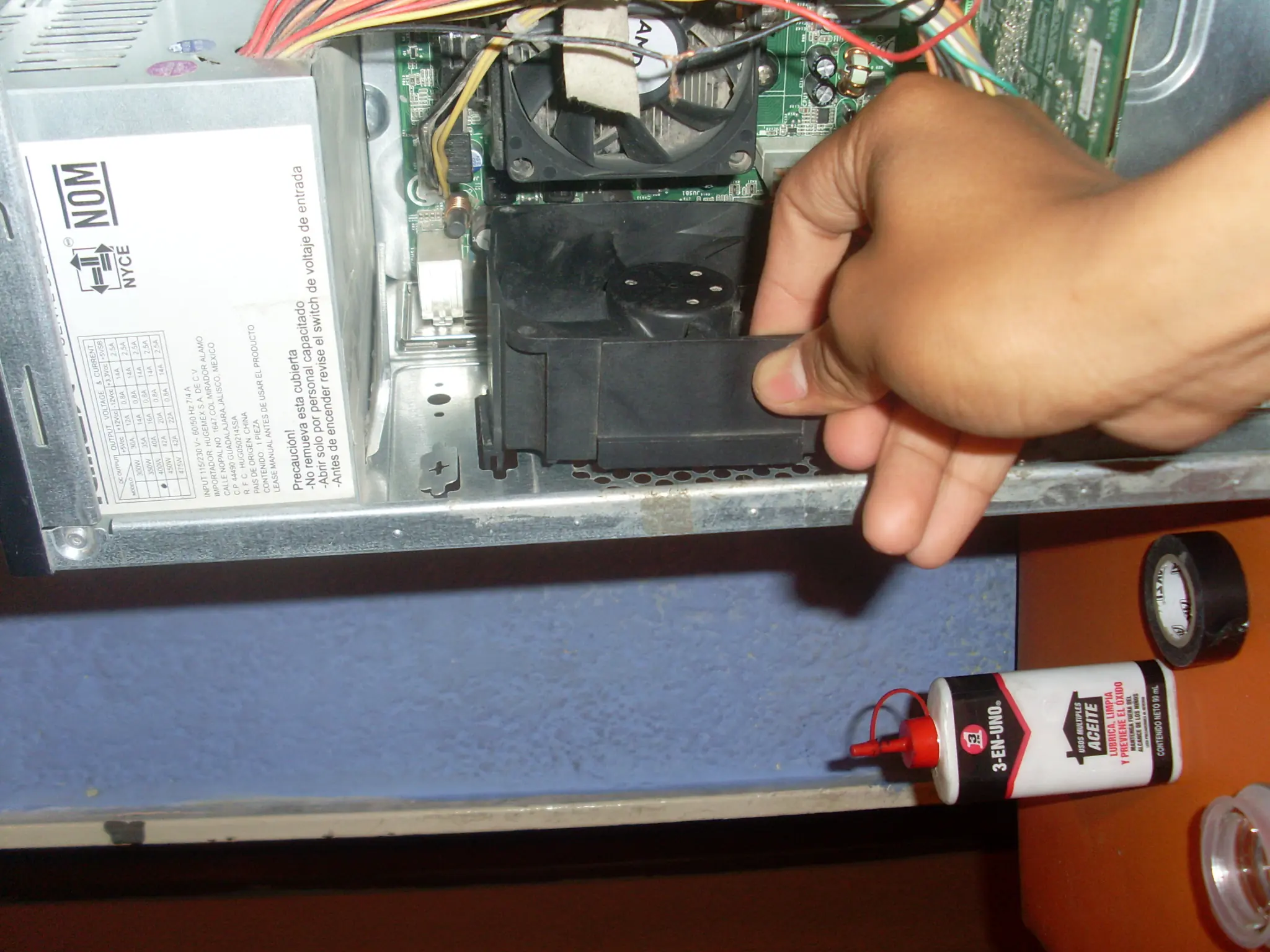 lubricacion de ventiladores