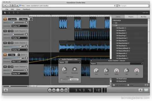 Sitios web para crear música
