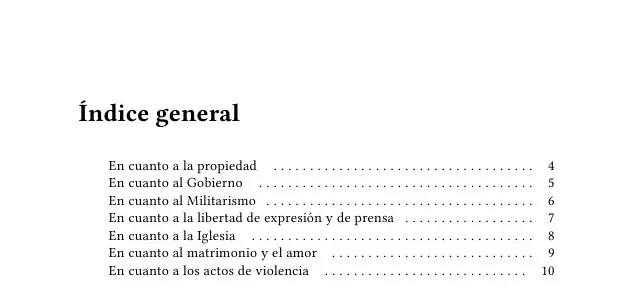 En cuanto al Gobierno