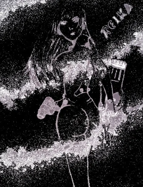 Gantz Reika Shimohira editada con gimp