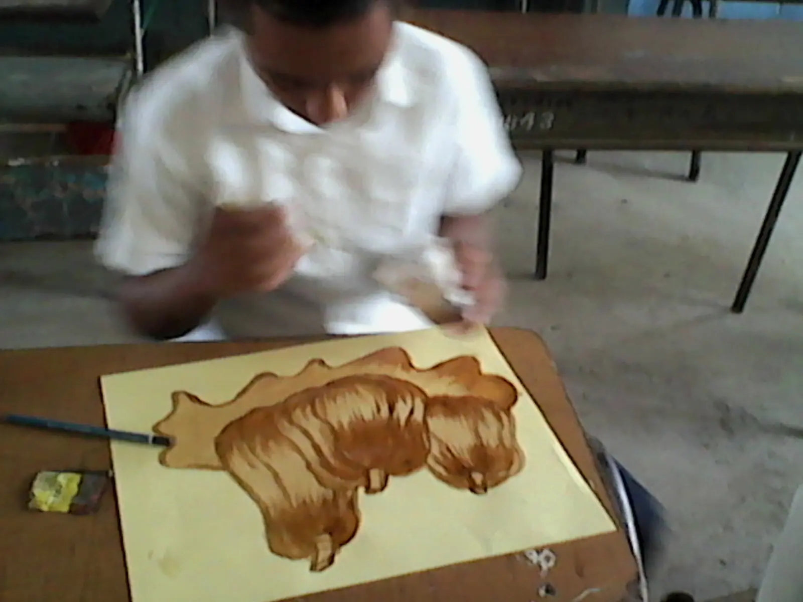 dibujos con cafe