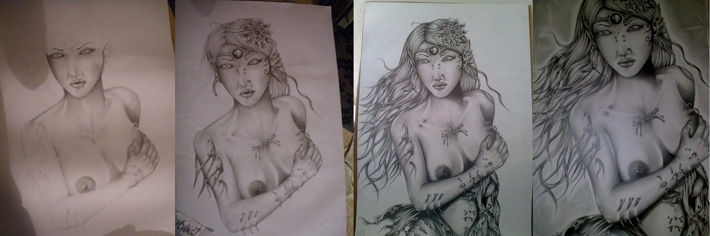 Princesa tabu  , dibujo .