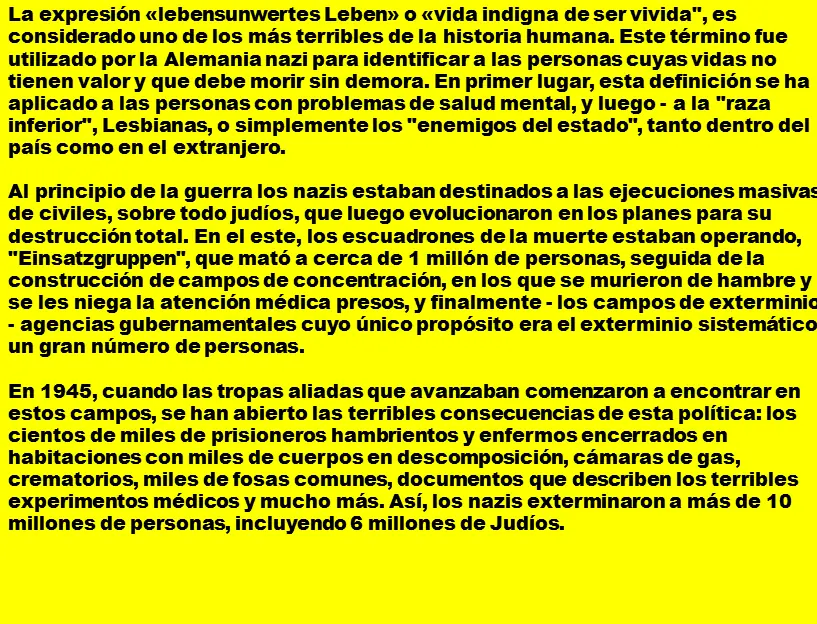 Campos de concentración Nazis (cuarta resubida)