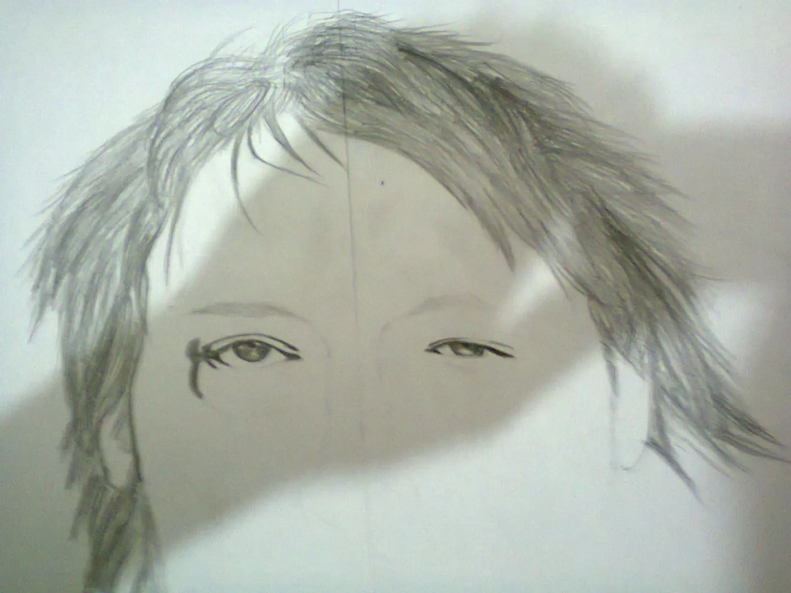 Intento de dibujo de Thom Yorke...