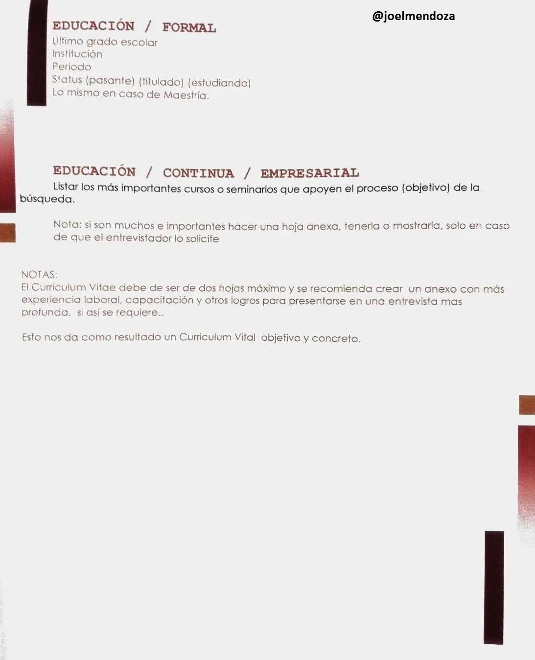 curriculum vitae