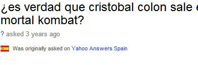 Las preguntas mas tontas de Yahoo!