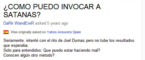 Las preguntas mas tontas de Yahoo!