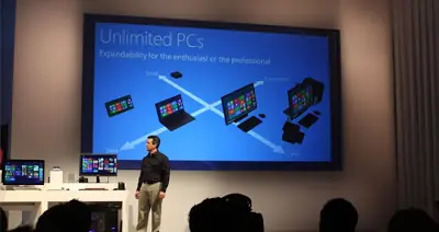 Presentaciíón de Windows 8 consumer preview en MWC