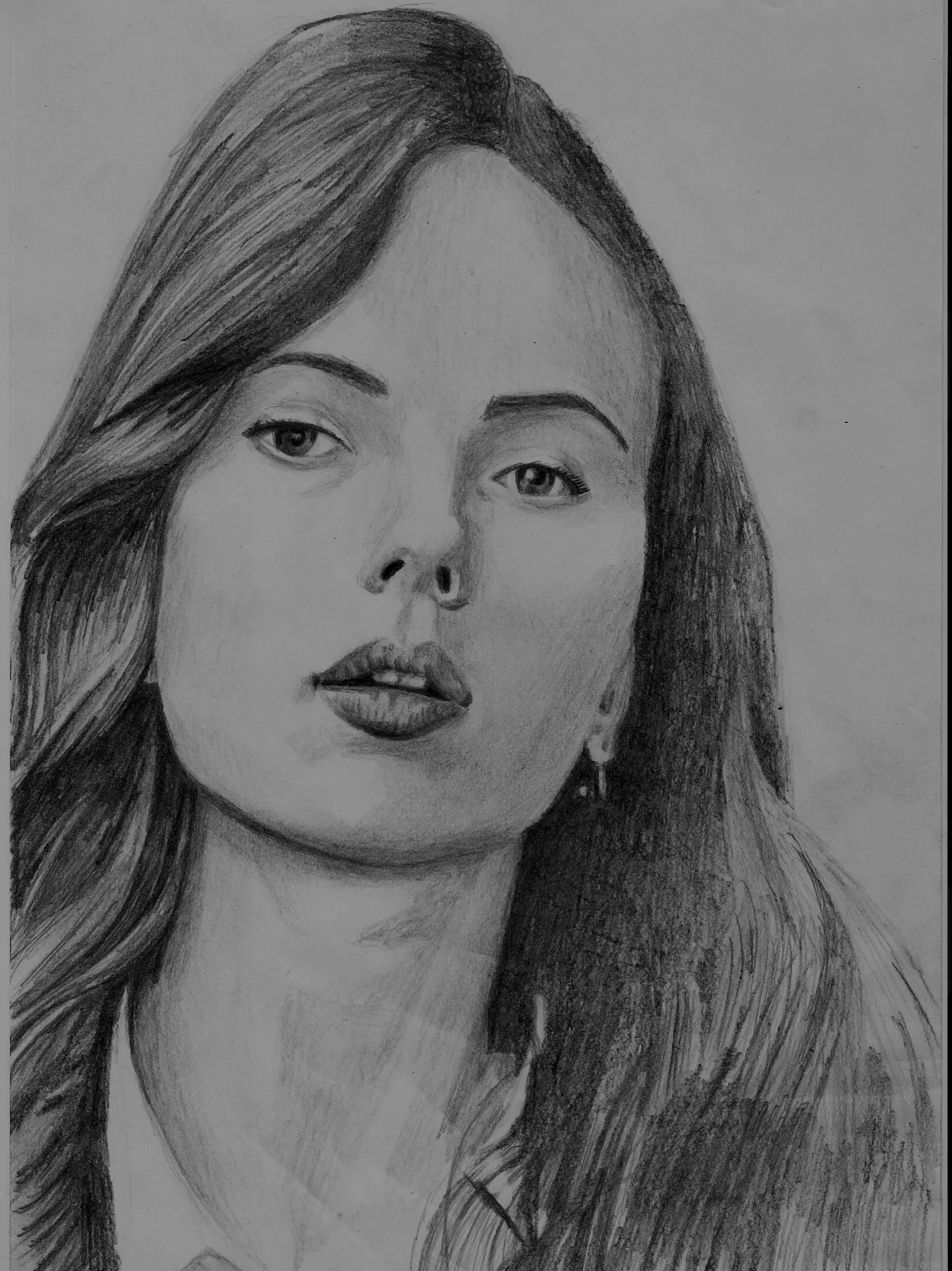 Scarlett Johansson "La viuda negra" (dibujo paso a paso)