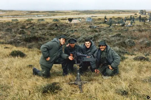Armas utilizadas por Argentina en las Malvinas