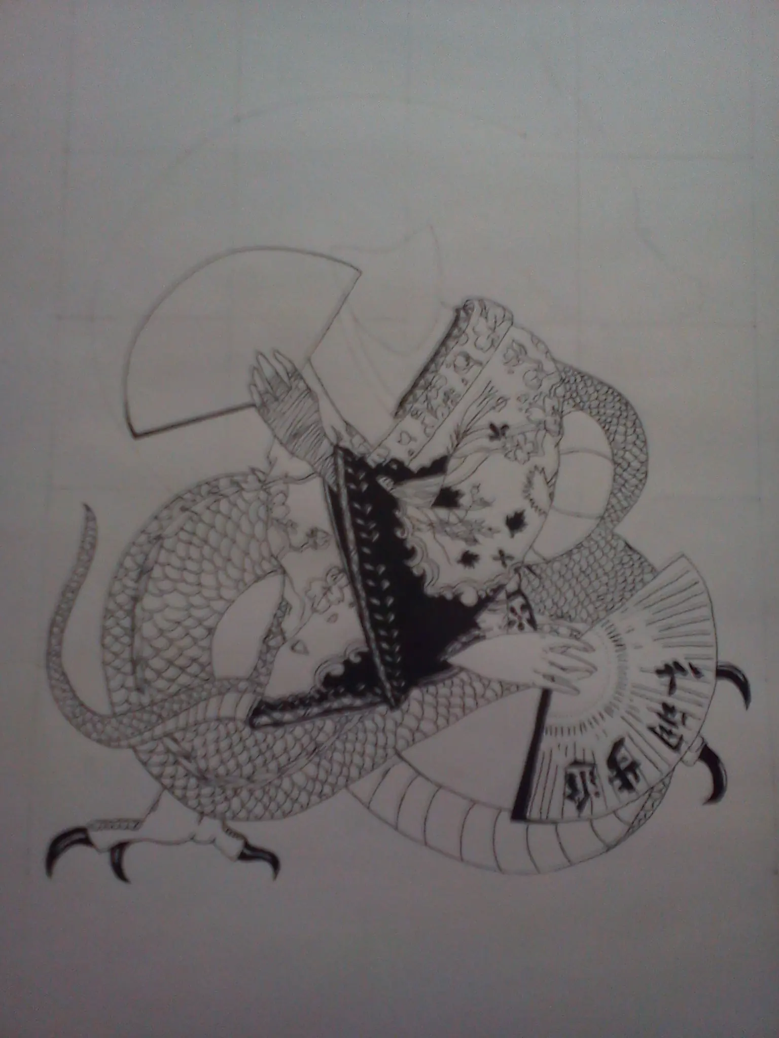 Dibujos con tinta china