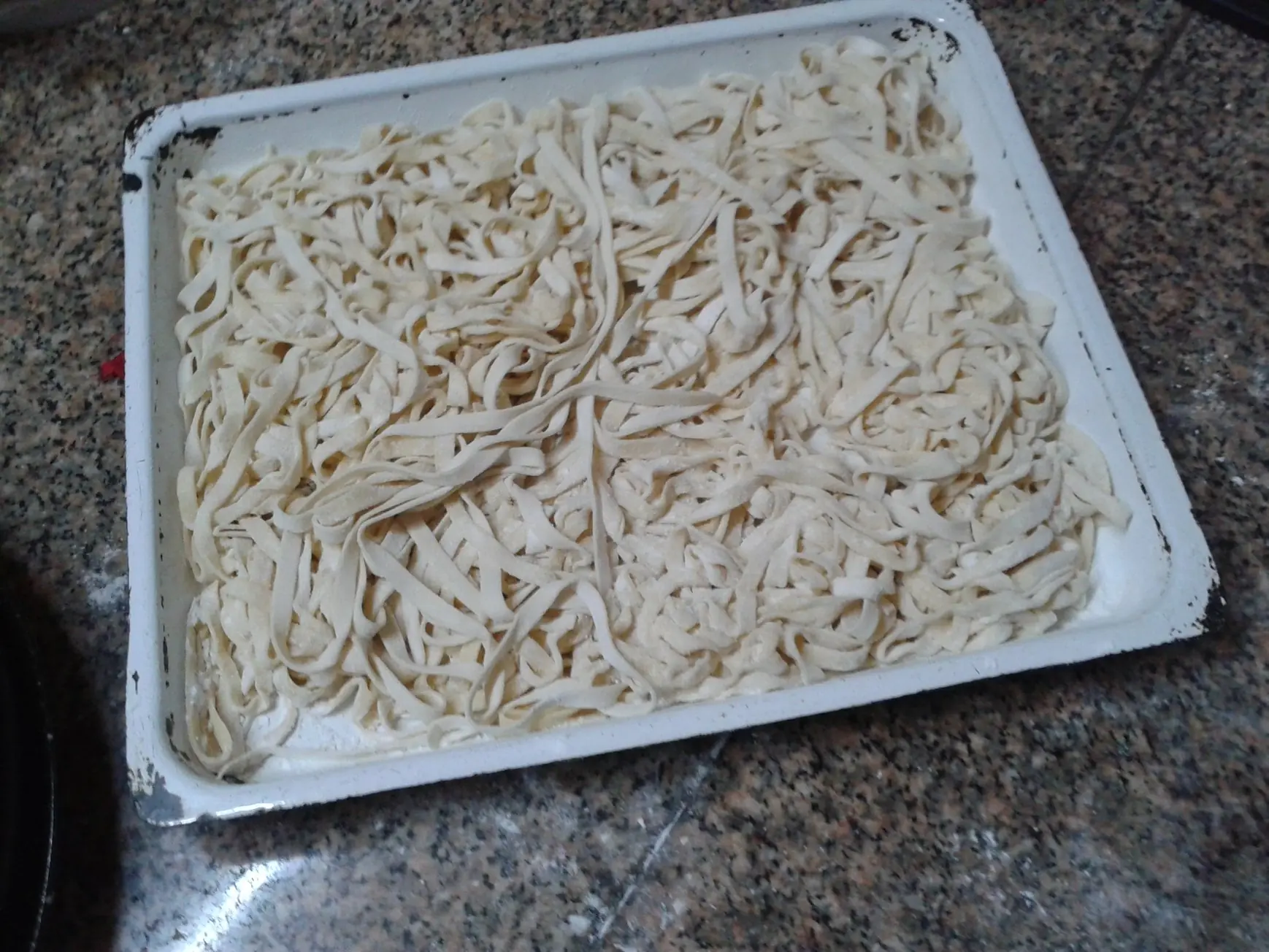 Tallarines Caseros + Pan Casero