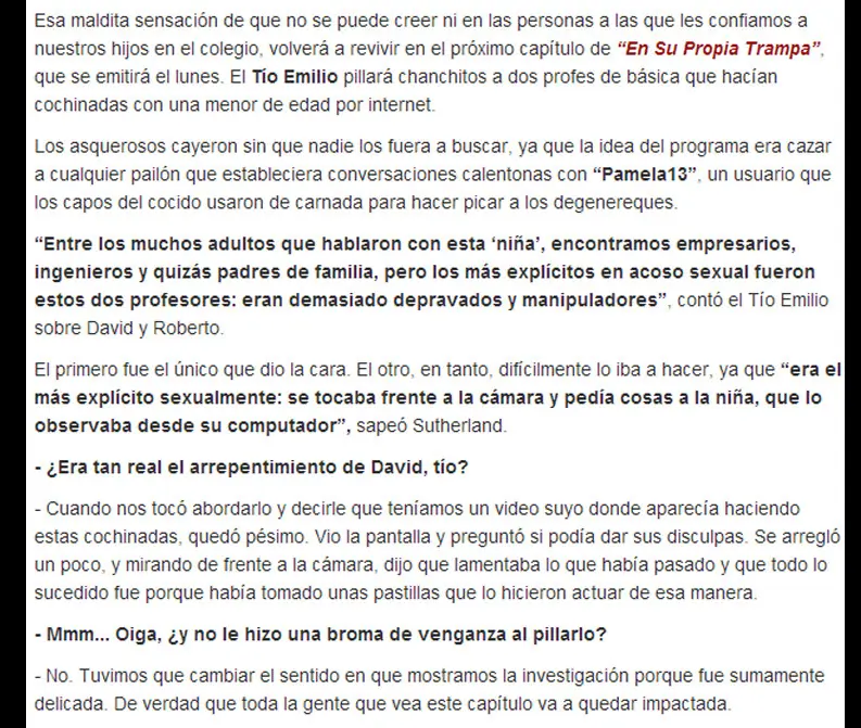 delincuentes