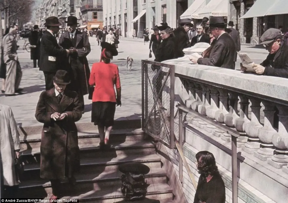 Paris vista por la propaganda nazi durante la ocupacion en c