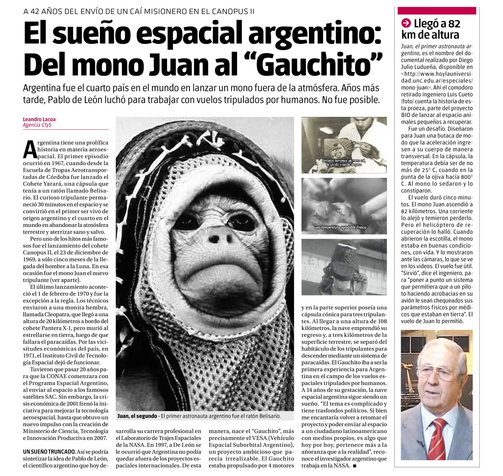 Argentina es el pais mas avanzado en ciencia y tecnologia